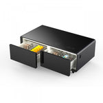 Forno Tavolo Smart Coffee Table With Dual Refrigerator Drawers - Black - FCTFR7006-51BLK