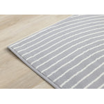 Functional Modern Arches Area Rug - Grey White - 5' X 8'