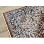 Macie Traditional Area Rug - Red Cream - 5' X 8'