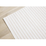 Machine Washable Modern Stripes Area Rug - Cream Beige - 8' X 11'