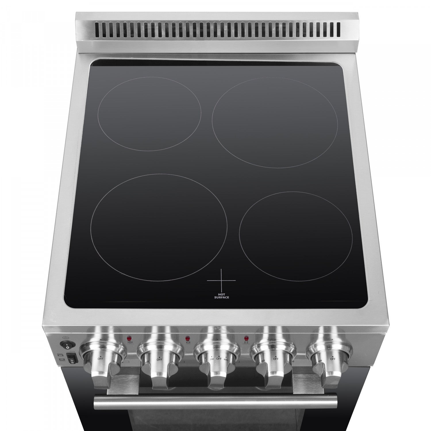 Forno Galiano 36" Stainless Steel French Door Electric Range with True Convection and Air Fry (5.36 Cu. Ft.) - FFSEL6917-36