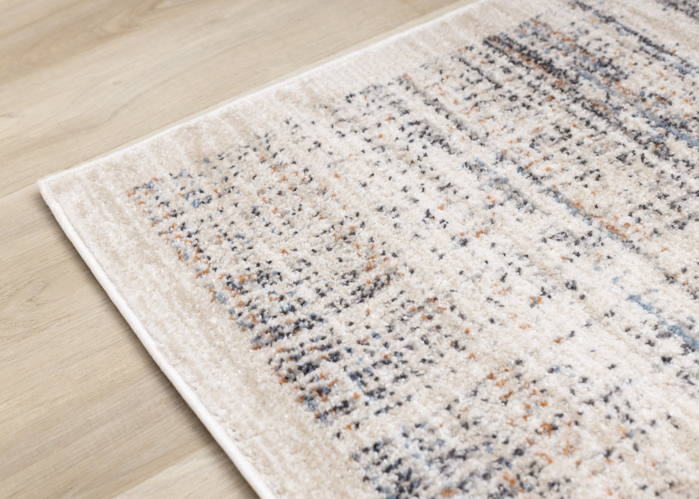 Sadie Casual Contemporary Area Rug - Grey Beige - 5' X 8'