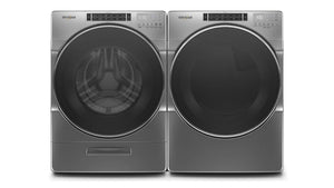 Whirlpool Chrome Shadow Front-Load Washer (5.8 cu. ft.) & Gas Dryer (7.4 cu. ft.) - WFW8620HC/WGD8620HC