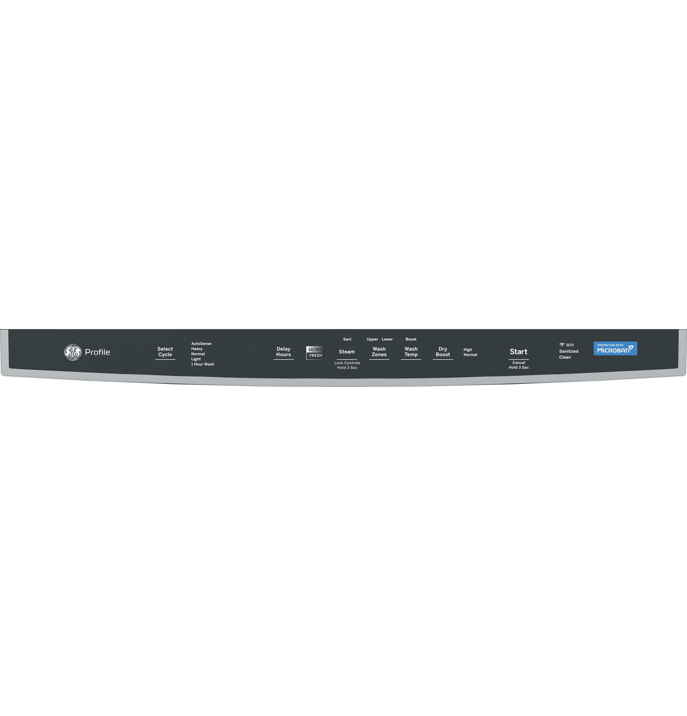 GE Profile Fingerprint Resistant Stainless Steel UltraFresh System 24" Dishwasher - PDT755SYRFS
