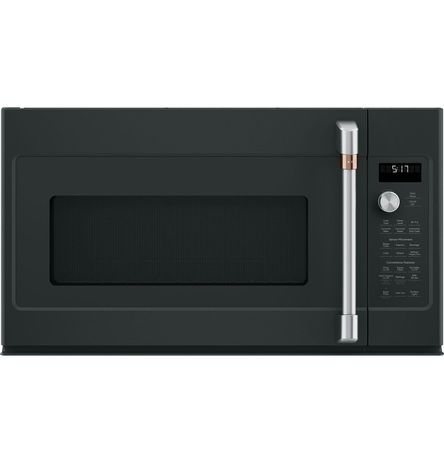 Café Matte Black Convection Over-The-Range Microwave (1.7 Cu Ft)- CVM517P3RD1