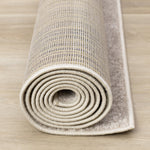 Maui Contemporary Geometric Area Rug - Cream Yellow - 8' X 11'