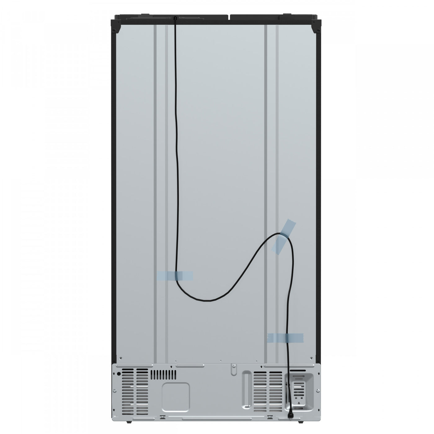 Forno Salerno 36" Black Side-by-side Refrigerator With Ice & Water Dispenser (20 Cu. Ft.) - FFRBI1844-36BLK