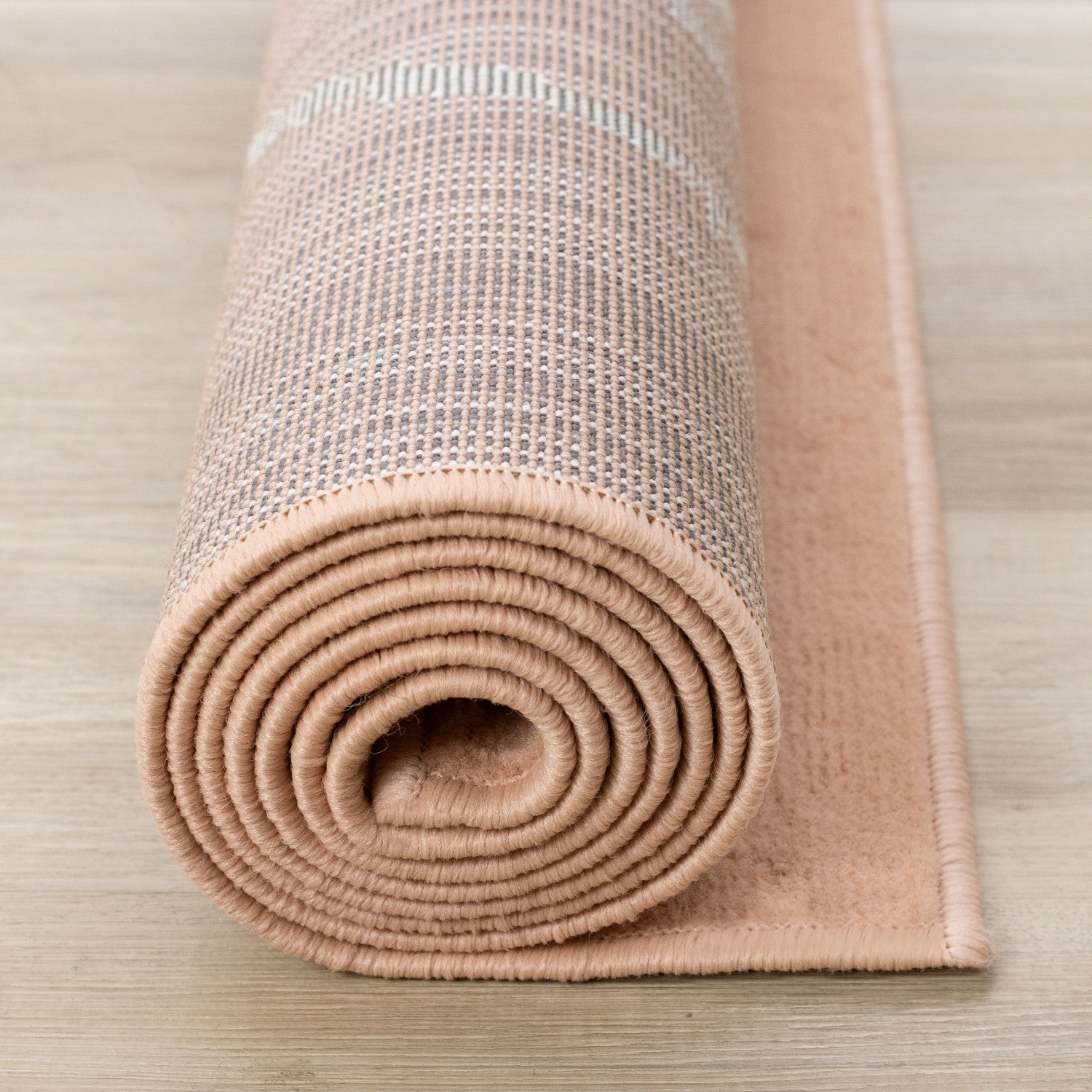 Kids Playing Board Area Rug - 4' X 6' - Pink/Cream
