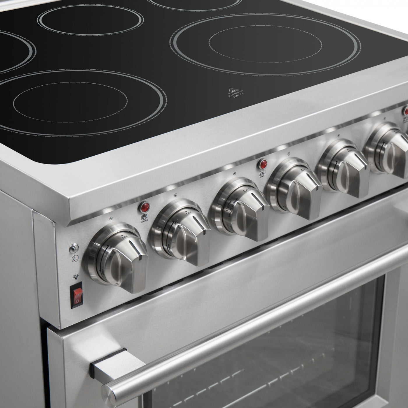 Forno Massimo 30" Stainless Steel Freestanding Electric Range With True Convection And Air Fry (4.32 Cu. Ft.) - FFSEL6020-30
