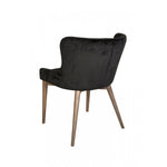 Lunvik Dining Chair - Black Velvet - Set of Two