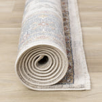 Macie Traditional Border Area Rug - Cream Blue - 8' X 11'
