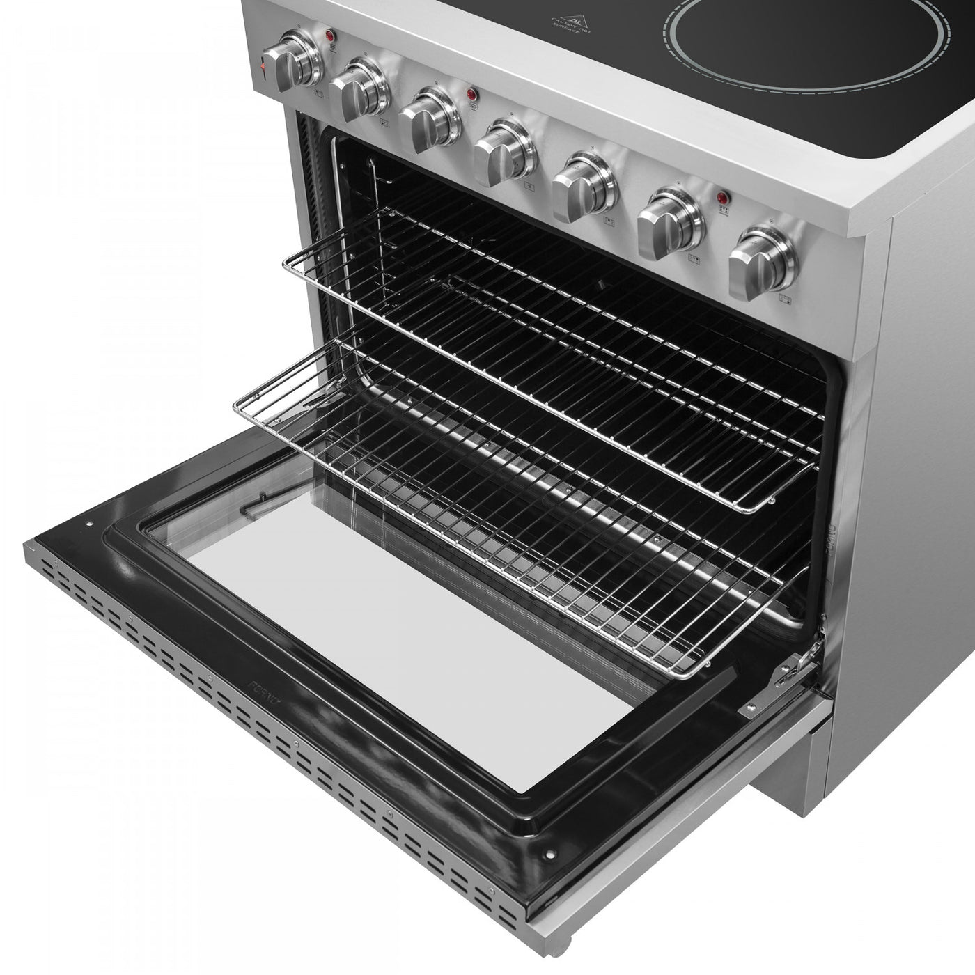 Forno Galiano 36" Stainless Steel Freestanding Electric Range With True Convection And Air Fry (5.36 Cu. Ft.) - FFSEL6083-36
