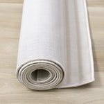Machine Washable Modern Stripes Area Rug - Cream Beige - 8' X 11'