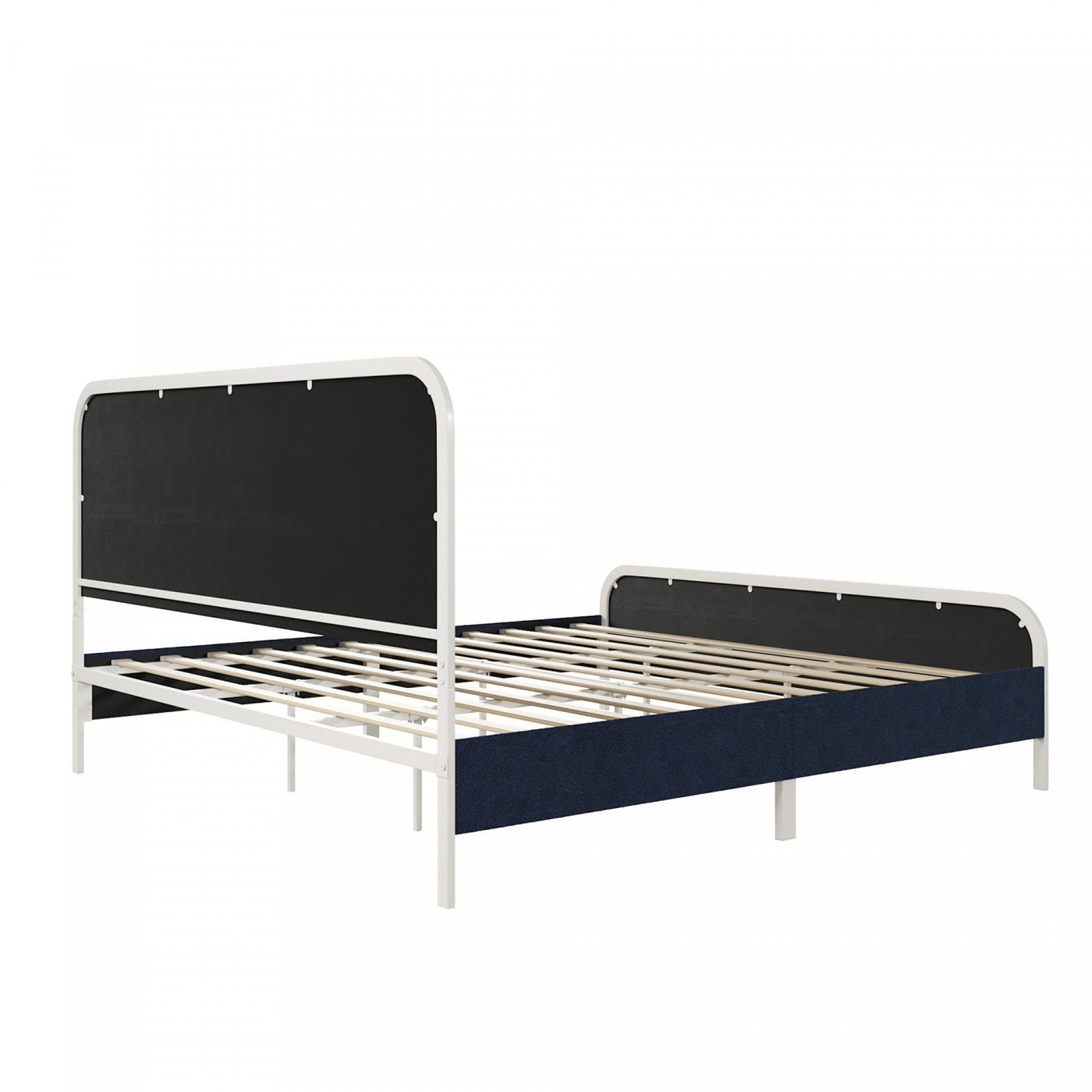 Novogratz Tallulah Upholstered King Platform Bed - Navy