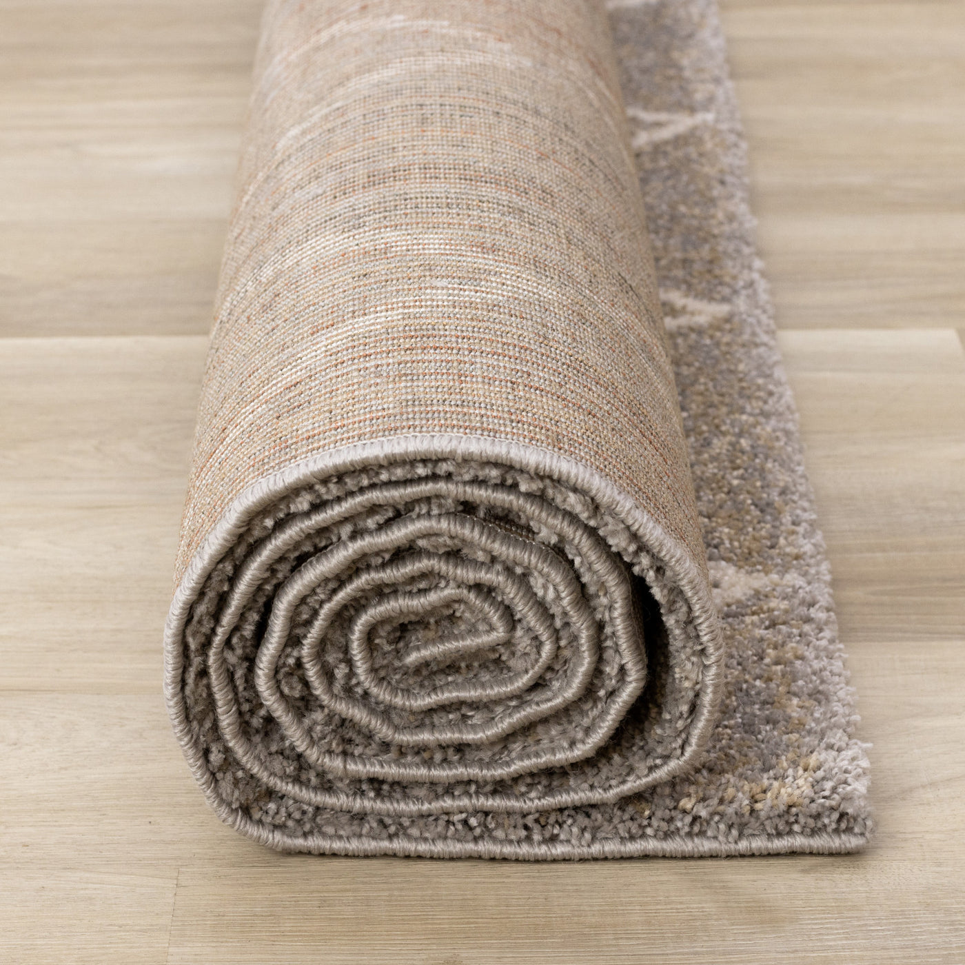Halle Casual Contemporary Trellis Area Rug - Greige Cream - 8' X 11'