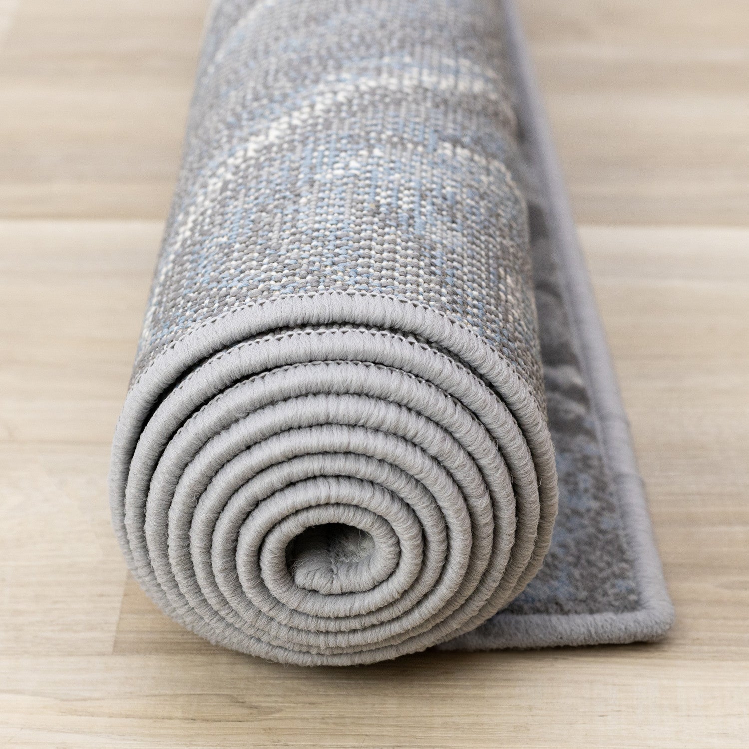 Functional Modern Area Rug - 7' X 10' - Blue/Grey