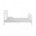 Novogratz Bushwick Metal Platform Twin Bed - Off White