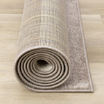 Maui Contemporary Geometric Area Rug - Cream Green - 5' X 8'
