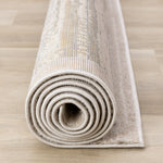 Sadie Casual Contemporary Area Rug - Grey Beige - 8' X 11'