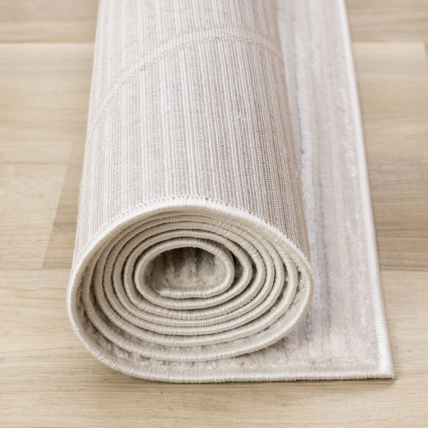 Logan Modern Lines Area Rug - Cream - 5' X 8'