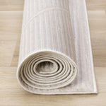 Logan Modern Lines Area Rug - Cream - 5' X 8'