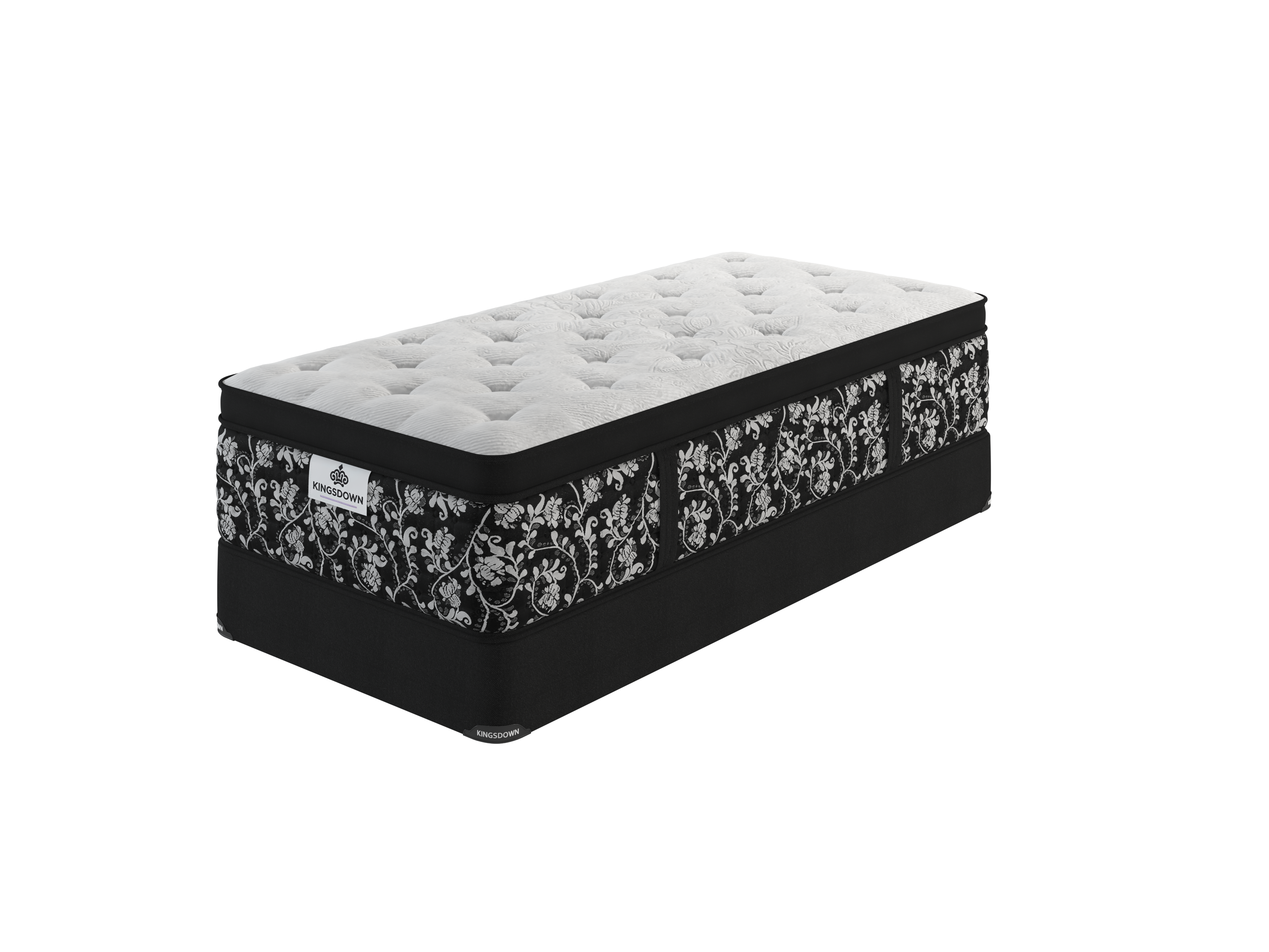 Kingsdown Summerset Plush Euro Top Twin Mattress and Boxspring Set