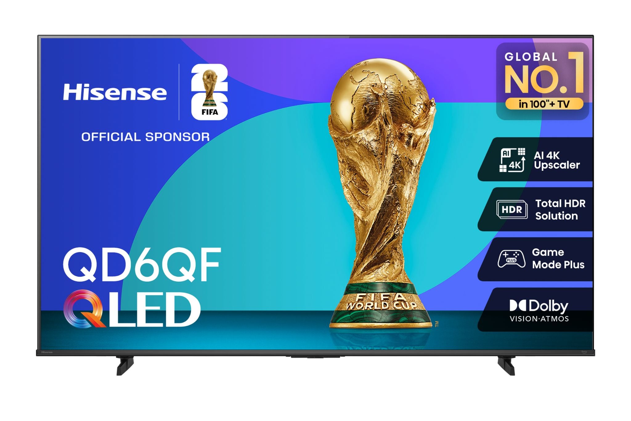 Hisense 85" 4K Smart QLED TV - 85QD6QF--