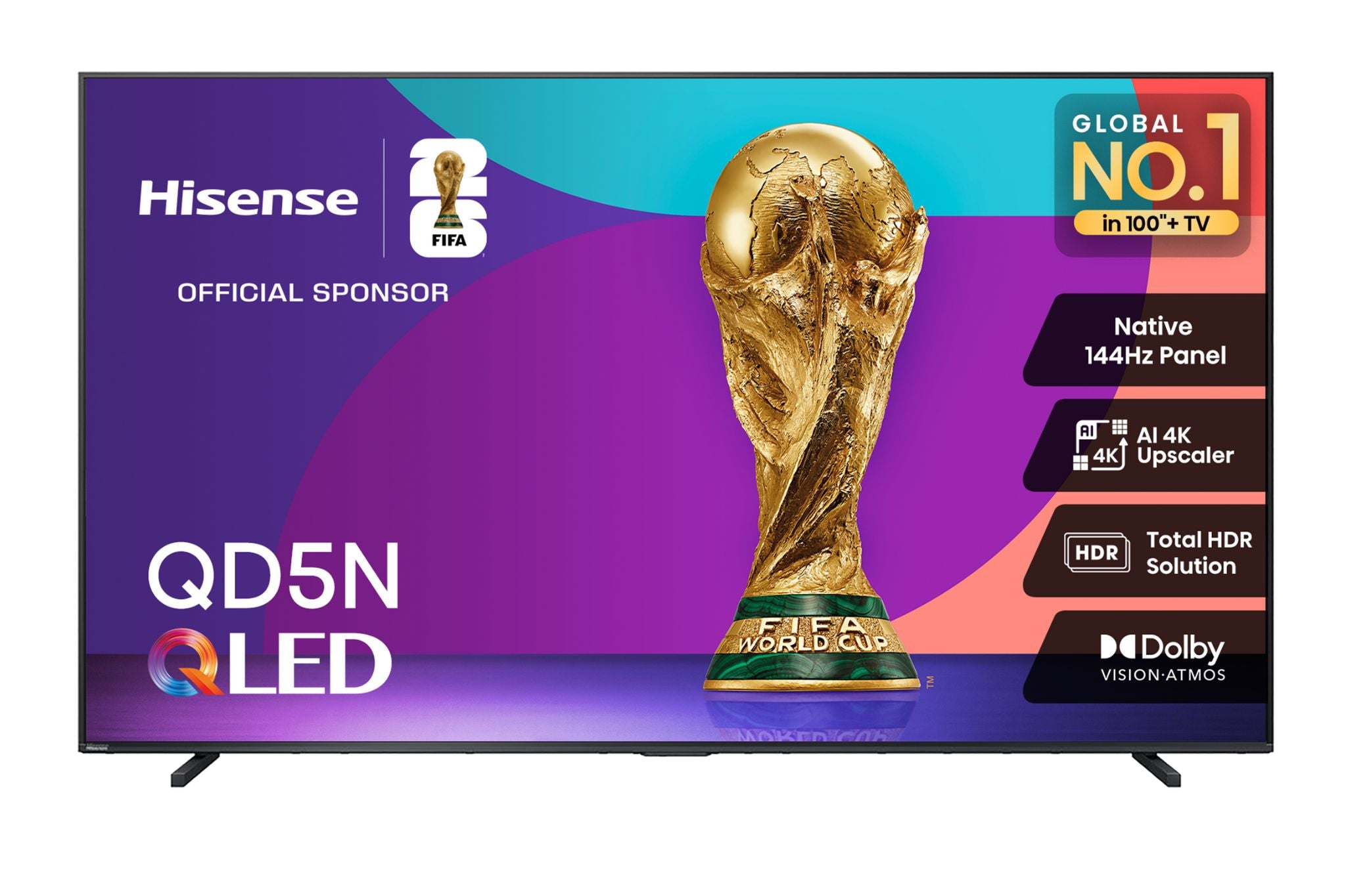 Hisense 98" QLED 4K Google TV - 98QD5N--