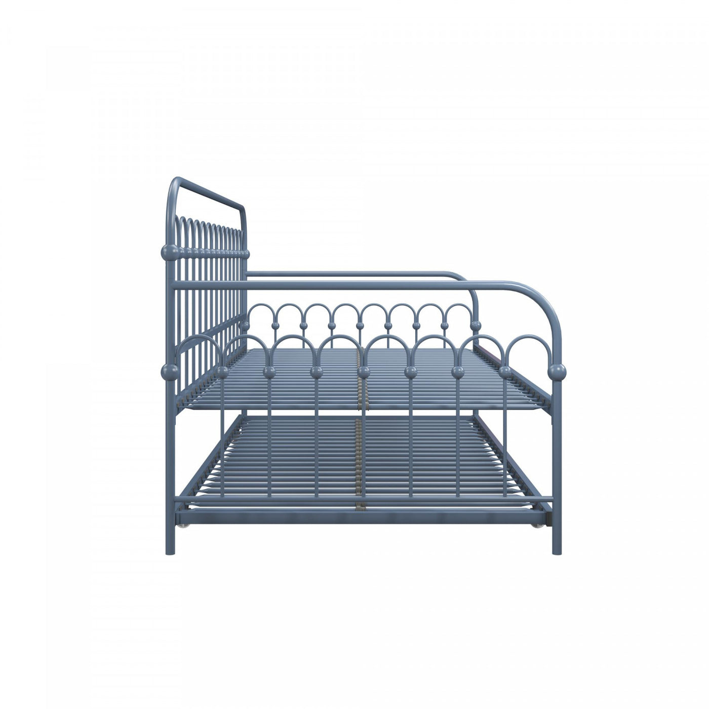 Novogratz Bright Pop Metal Twin Daybed with Trundle - Stone Blue