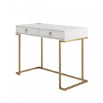 Camila Writing Desk - White
