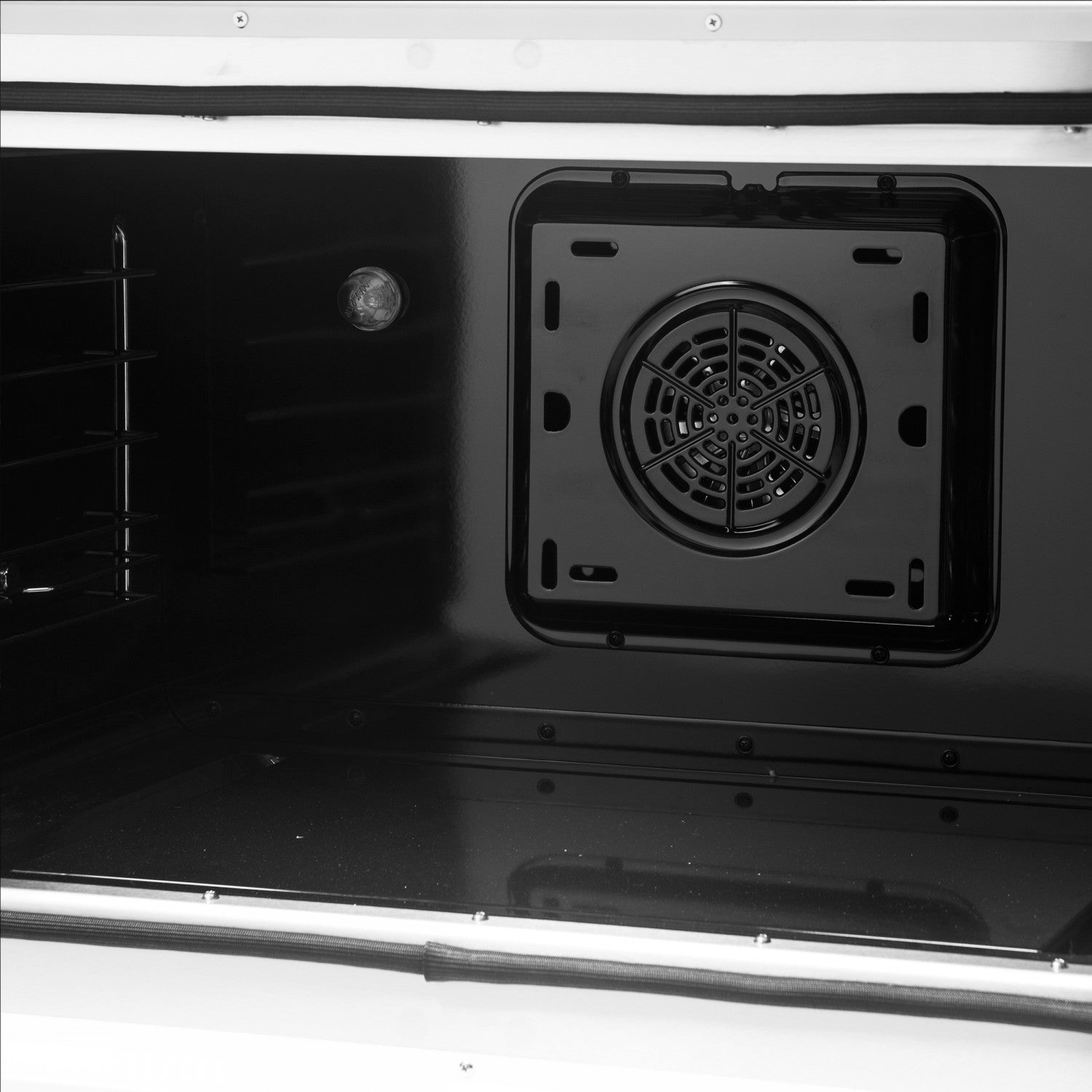 Forno Galiano 36" White French Door Dual Fuel Range with True Convection (5.36 Cu. Ft.) - FFSGS6356-36WHT