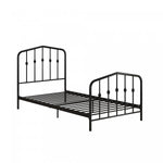 Novogratz Bushwick Metal Platform Twin Bed - Black