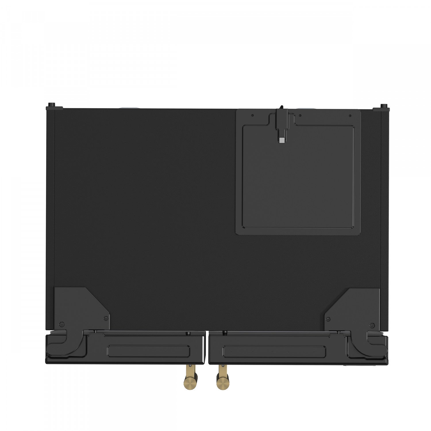 Forno Salerno 15.6 Cu.Ft. 33" Black Freestanding Side-by-side Refrigerator - FFRBI1805-33BLK
