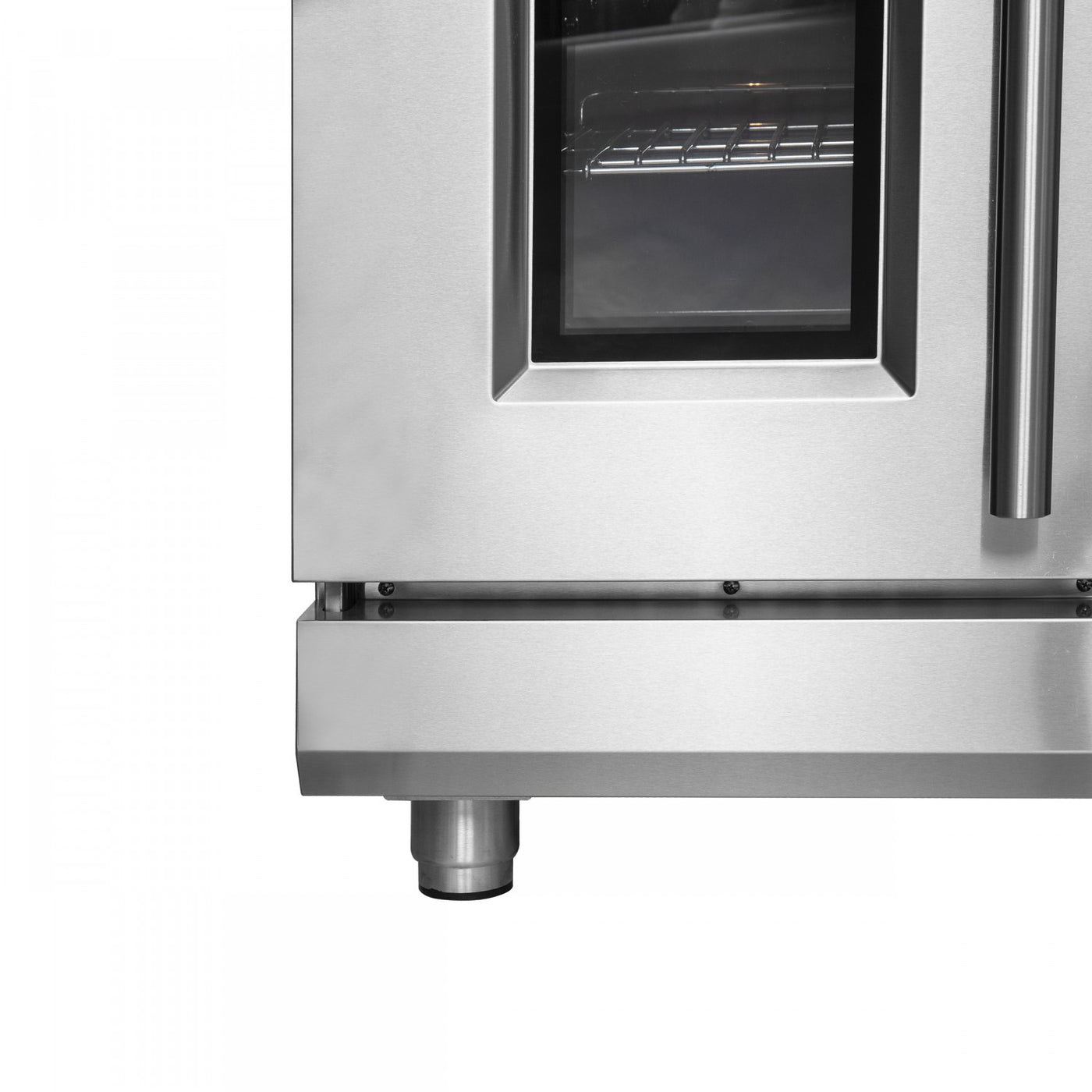 Forno Massimo 48" Stainless Steel French Door Freestanding Double Oven Gas Range (6.58 Cu. Ft.) - FFSGS6439-48