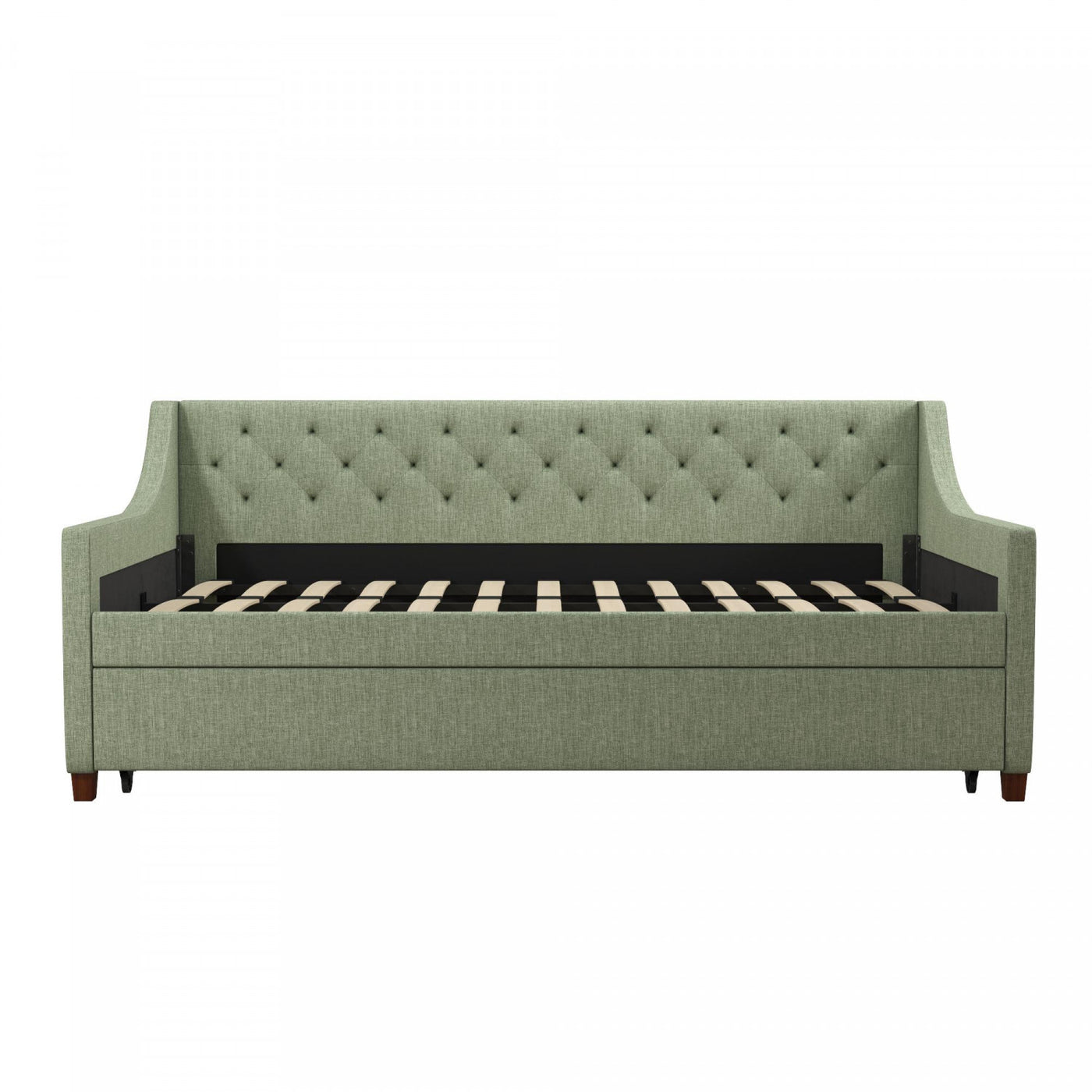 Novogratz Her Majesty Twin Daybed and Trundle - Light Jade
