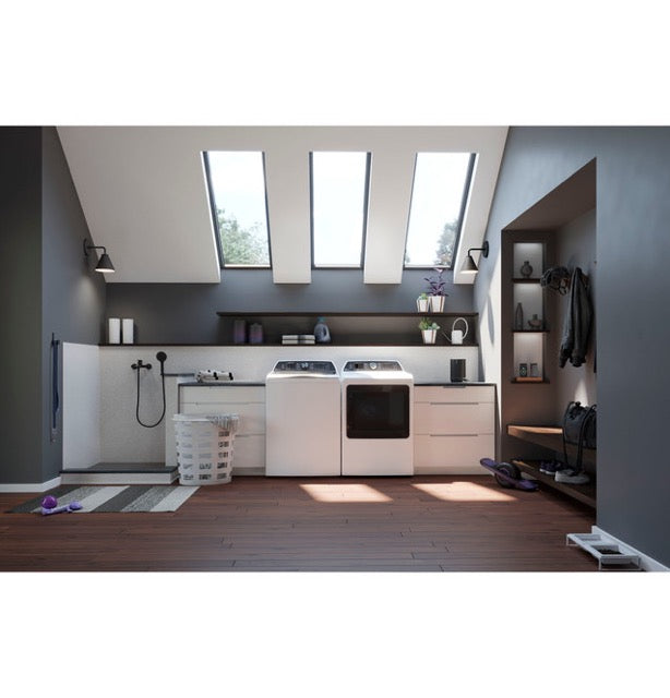 GE Profile White Top Load Washer with Smarter Wash Technology (6.2 Cu. Ft) - PTW705BSTWS