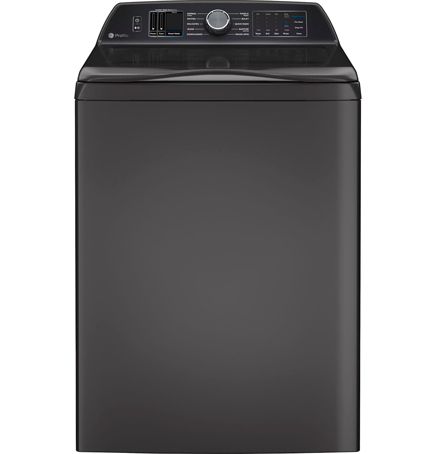 GE Profile Diamond Grey Top Load Washer with Smarter Wash Technology (6.2 Cu. Ft)- PTW700BPTDG