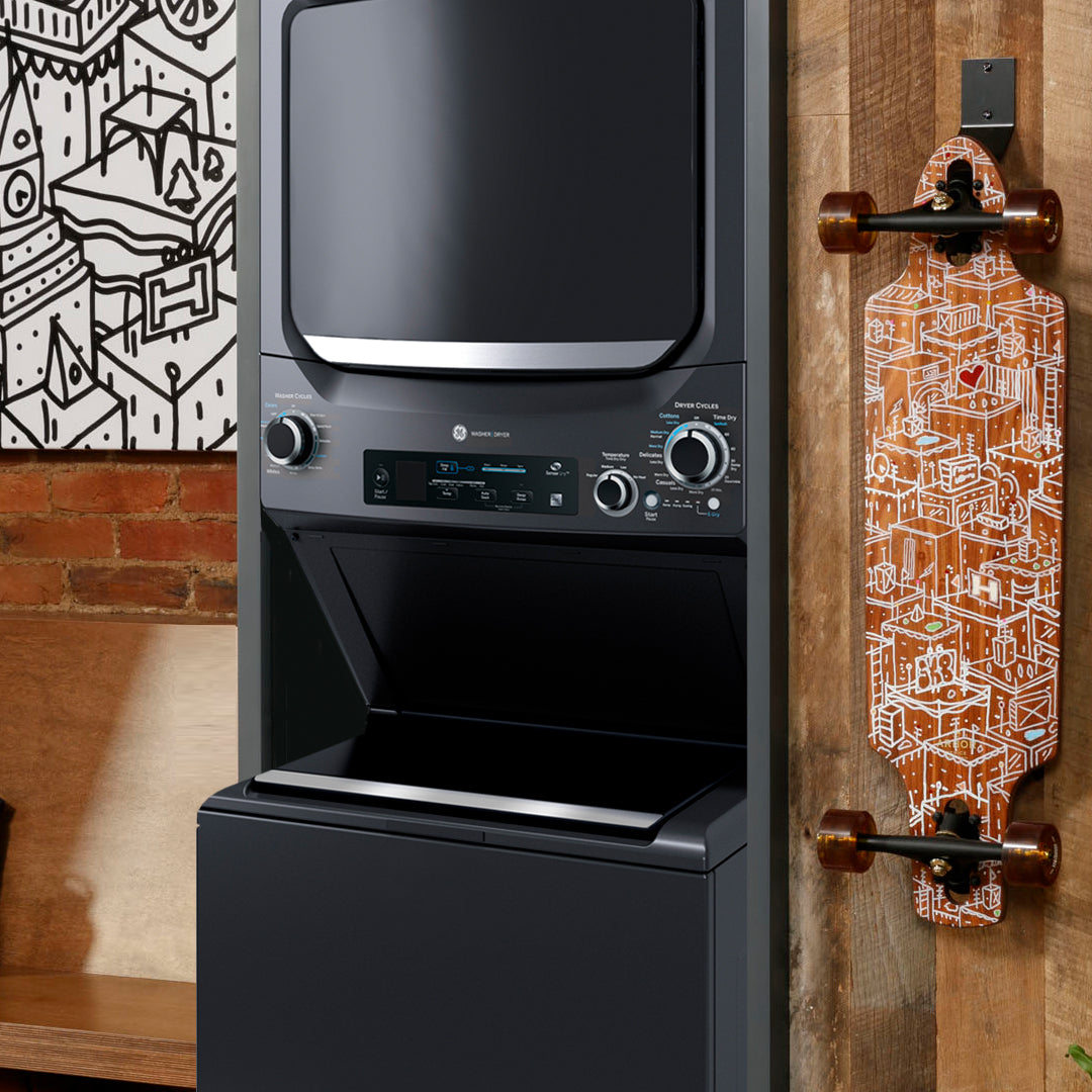 GE Diamond Grey Unitized Spacemaker (10.4 Cu. Ft.) - GUD57EEMTDG