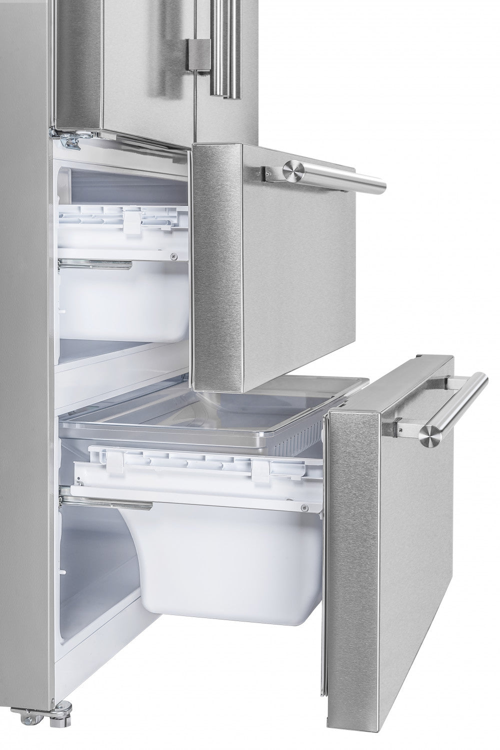 Forno Moena Stainless Steel Counter-Depth French Door Refrigerator (19.2 Cu. Ft.) - FFRBI1820-36SB