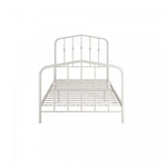 Novogratz Bushwick Metal Platform Twin Bed - Off White