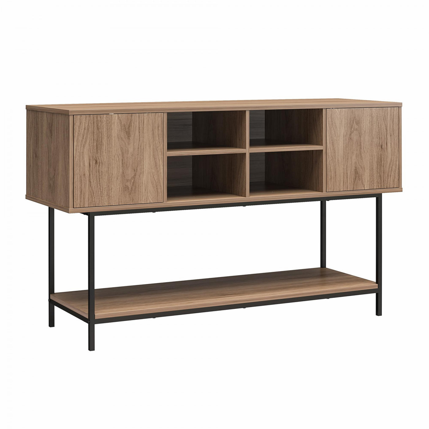 Cooper Media Credenza/DJ Stand - Walnut