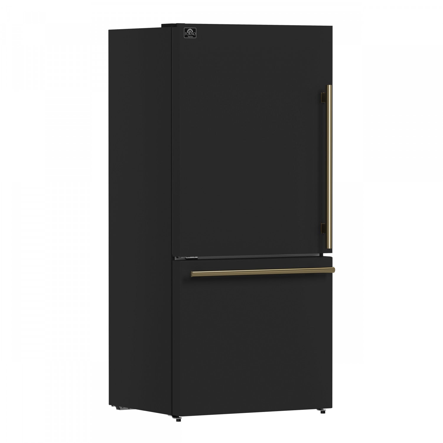 Forno Milano 62" Black 2-piece Freestanding Dual Bottom Freezer Refrigerator (34.4 Cu. Ft.) - FFFFD1787-60BLK
