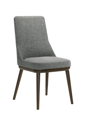 Mikael Dining Chair - Grey, Weathered Oak