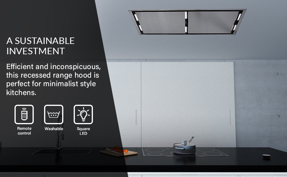 Forno Arezzo Stainless Steel 44" 1200 CFM Insert Range Hood - FRHRE5312-44
