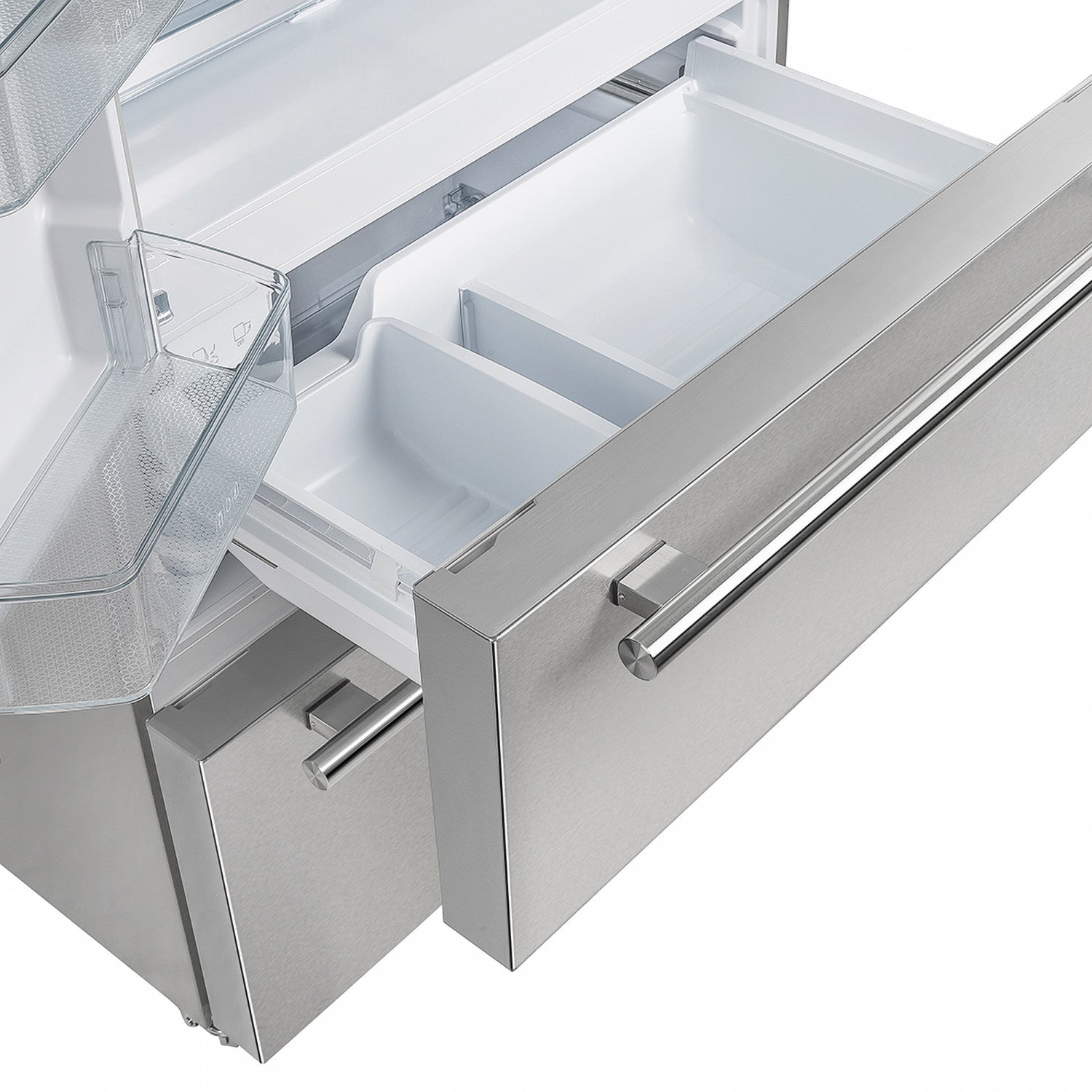 Forno Moena 40" 19.2 Cu.Ft. Stainless Steel Built-In French Door Refrigerator with Ice Maker - FFRBI1820-40MG