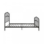 Novogratz Bushwick Metal Platform Twin Bed - Black