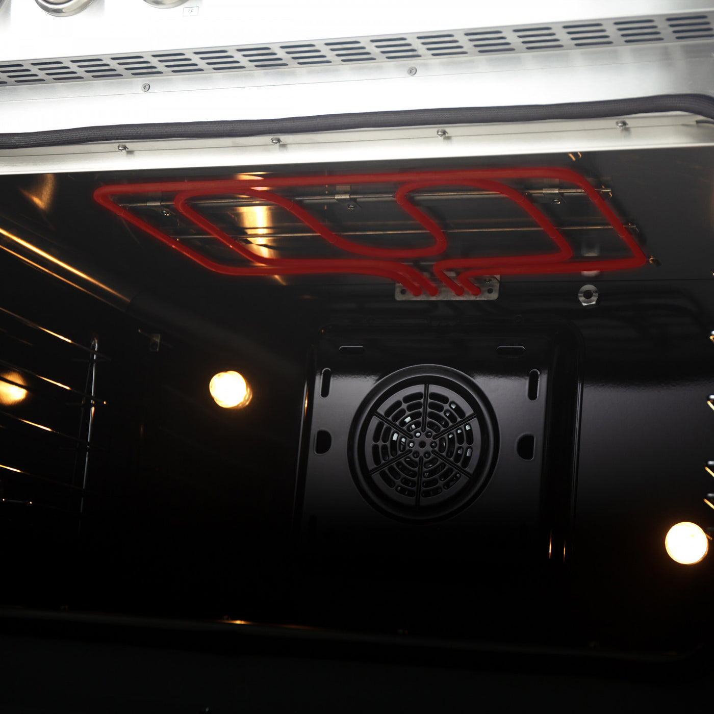 Forno Torino Stainless Steel 36" True Convection Induction Range with Air Fry and Air Sous Vide (5.36 Cu. Ft.) - FFSIN0936-36