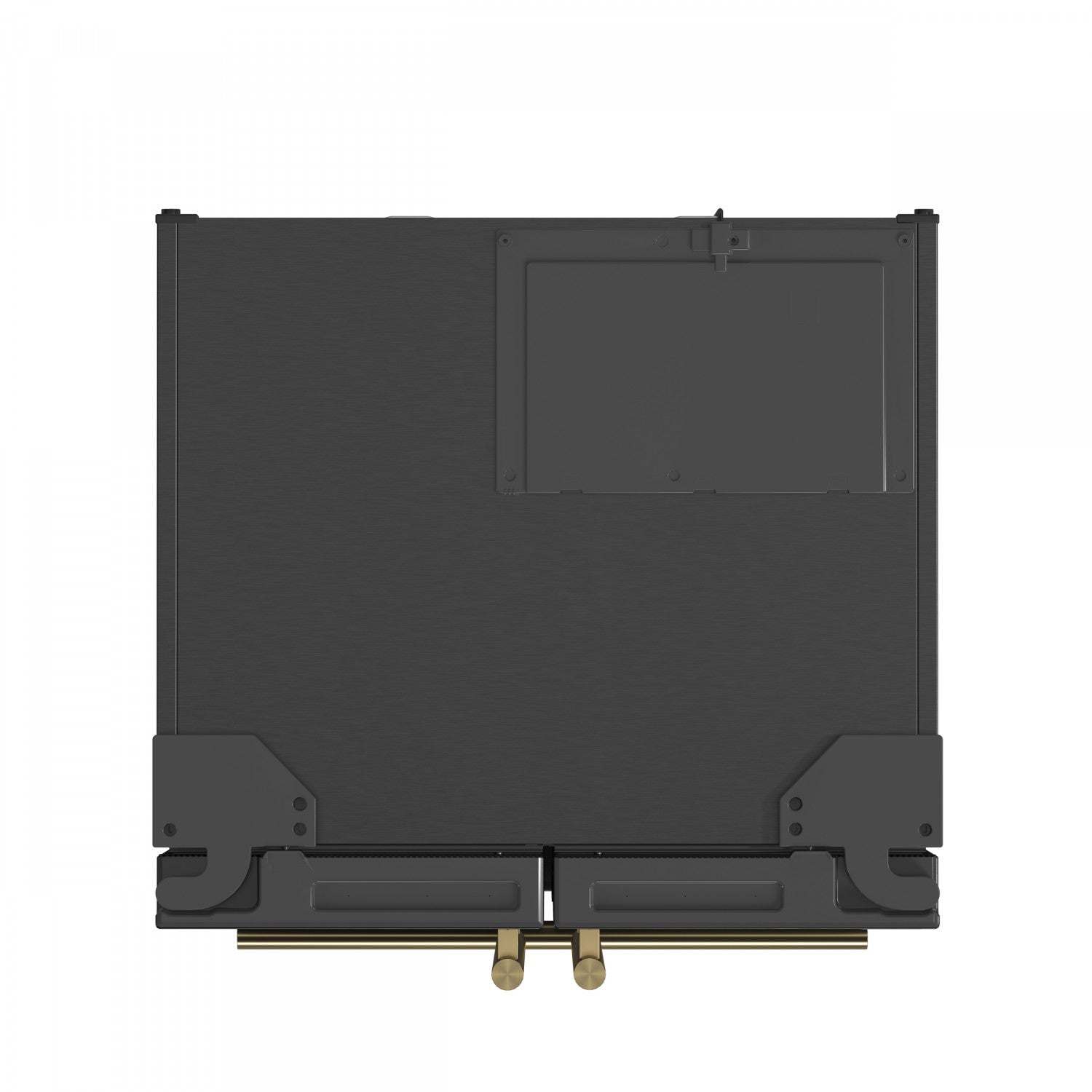 Forno Gallipoli 31" 17.5 Cu.Ft. Black French Door Refrigerator with Ice Maker - FFFFD1974-31BLK