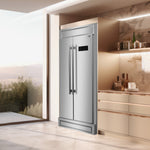 Forno Salerno 33" Stainless Steel Built-in Side-by-Side Refrigerator (15.6 Cu. Ft.) - FFRBI1805-37MG