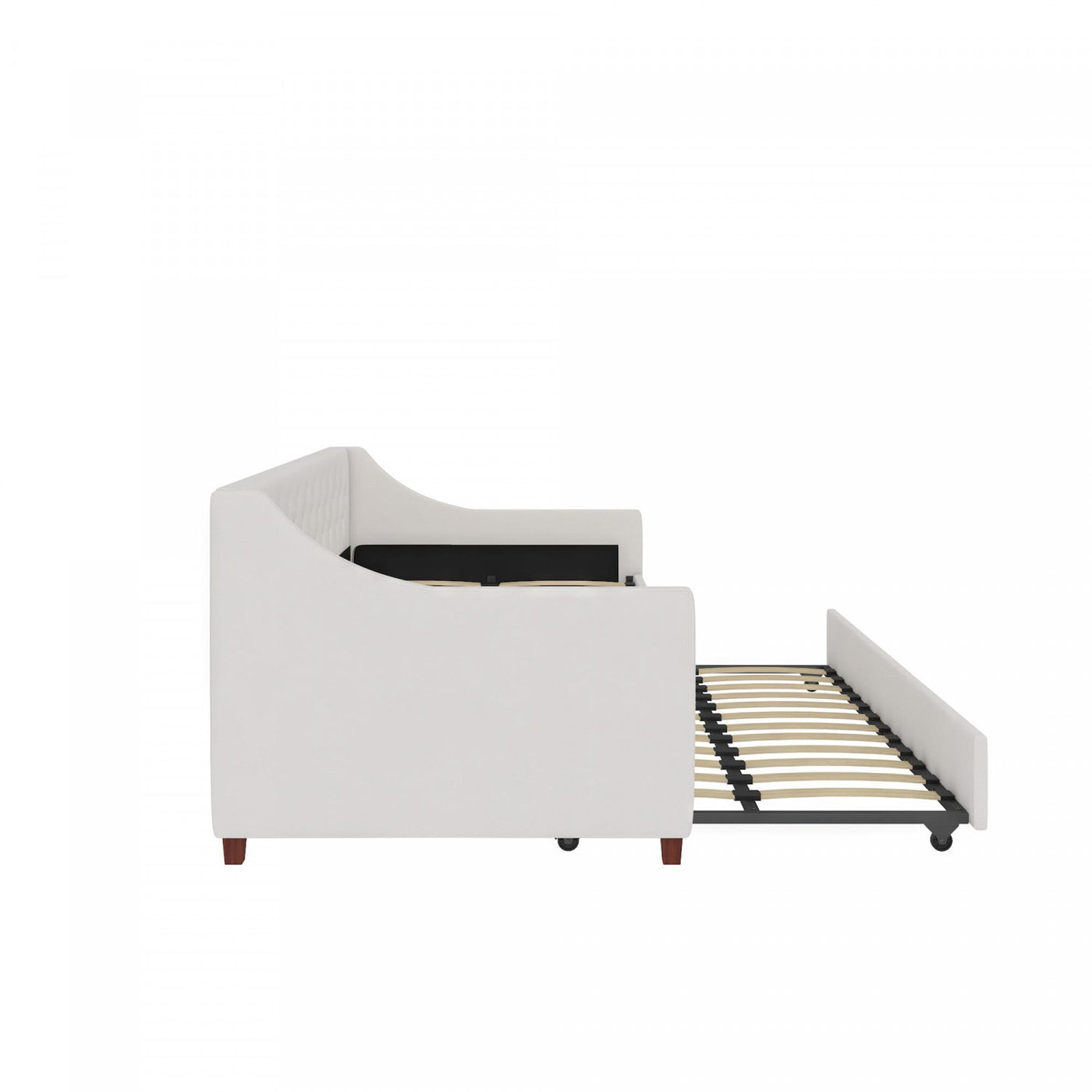 Novogratz Her Majesty Twin Daybed and Trundle - Ivory